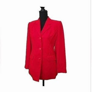 Casual Corner Blazer Red Size 2 Women